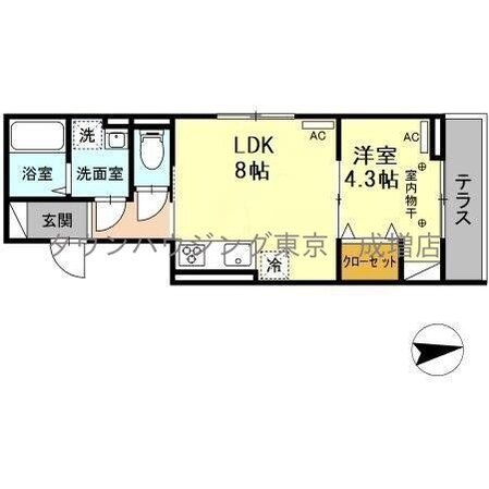 板橋区中台2丁目D-room新築工事の物件間取画像